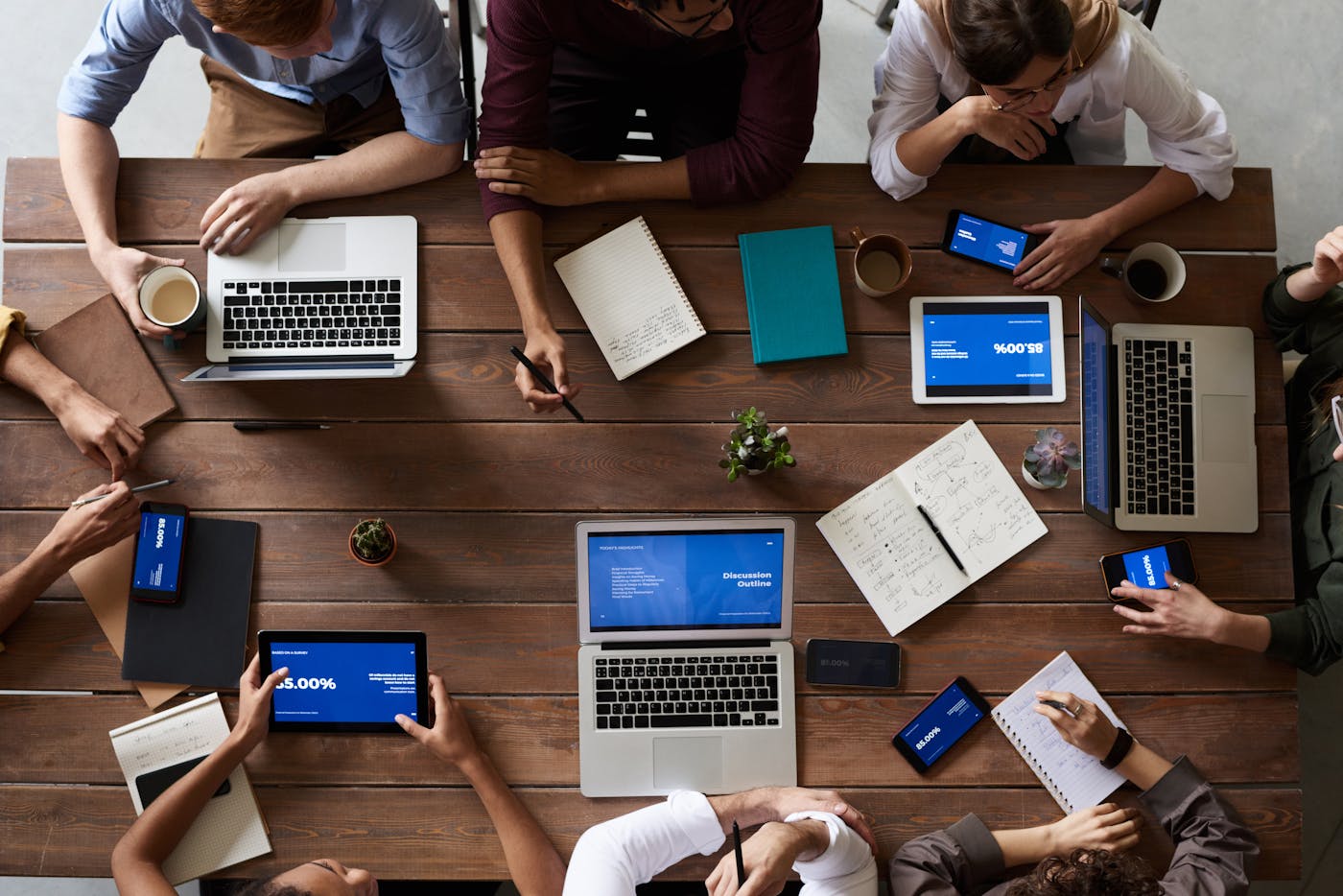 Compensation benchmarking report on a laptop screen